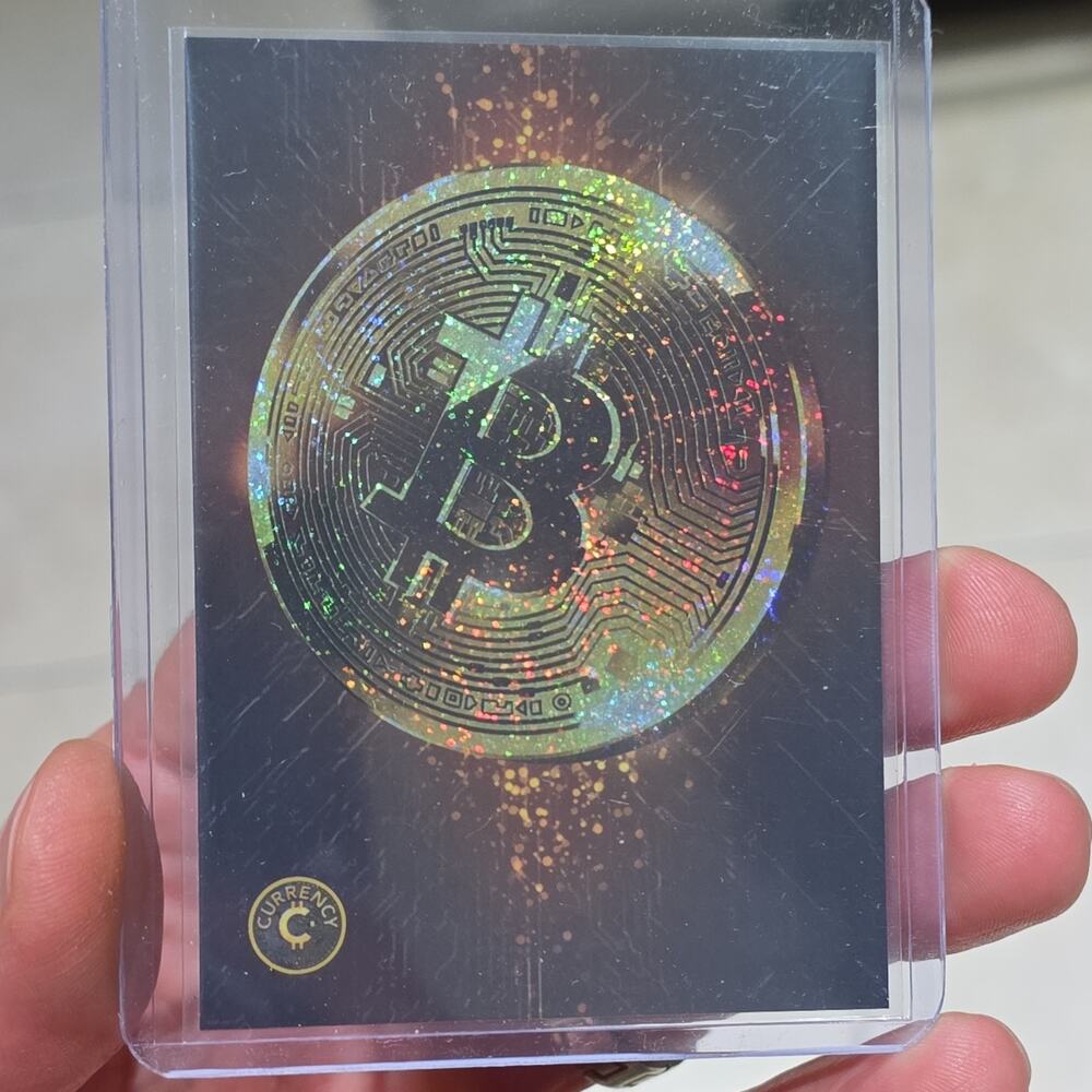 Currency Cred Bitcoin Crypto-Collectible Holographic Card #86